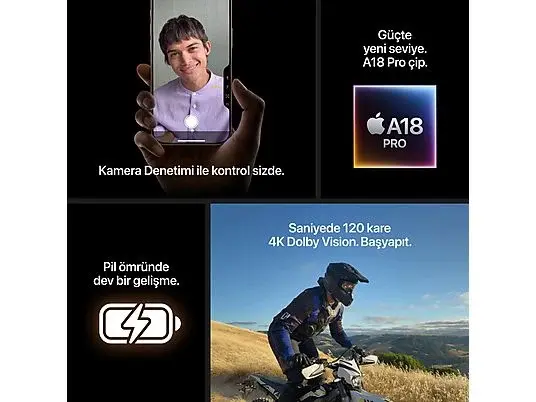 iPhone 16 Pro Max Beyaz Titanium - 1TB