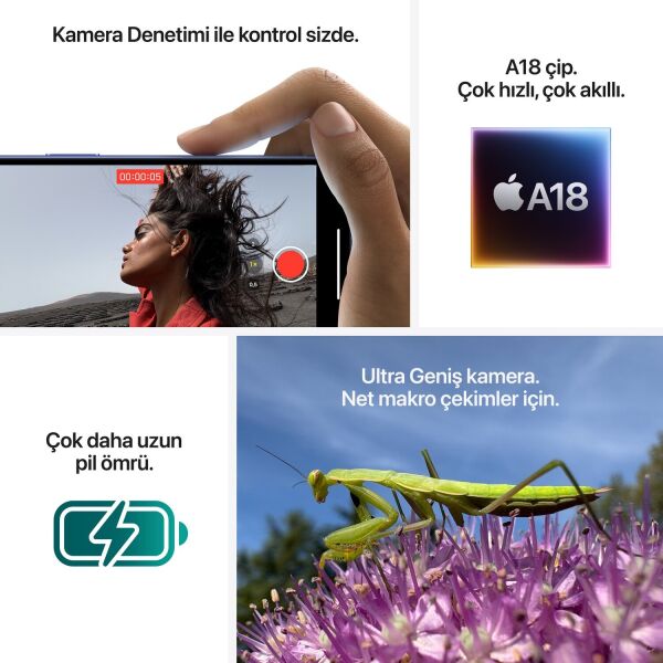 iPhone 16 Plus Beyaz - 512GB