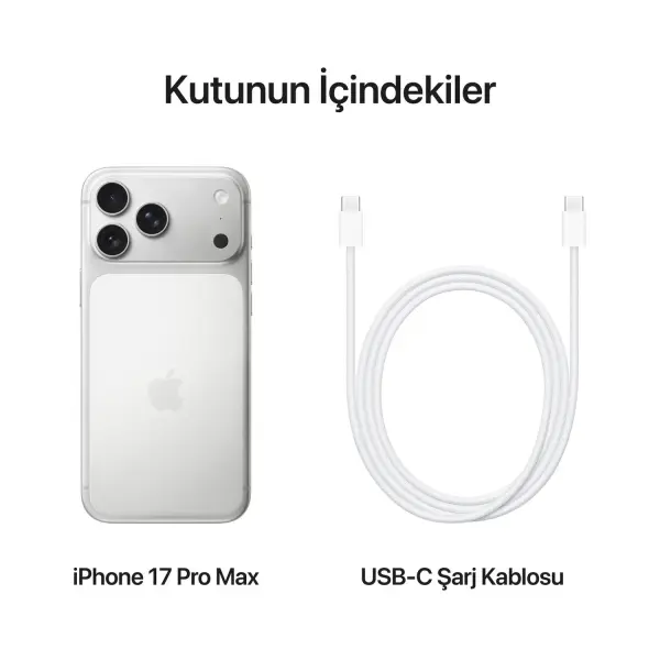 iPhone 17 Pro Max Gumus - 2TB