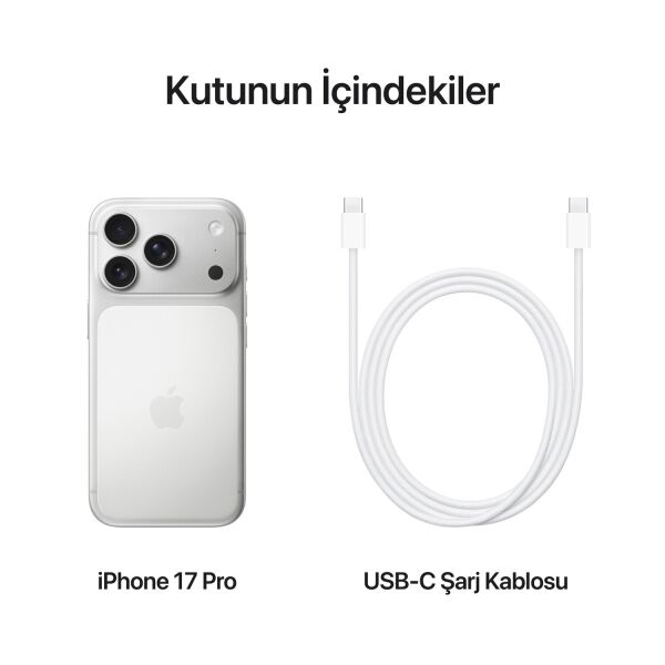 iPhone 17 Pro Gumus - 1TB