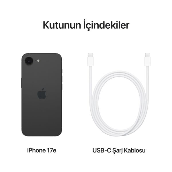 iPhone 17e Siyah - 512GB