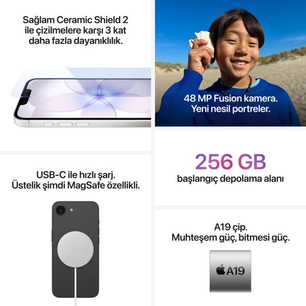 iPhone 17e Siyah - 512GB