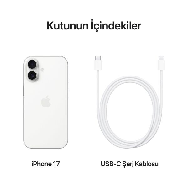 iPhone 17 Beyaz - 512GB