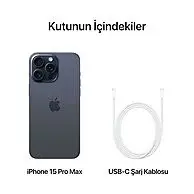 iPhone 15 Pro Max Mavi Titanium - 1TB