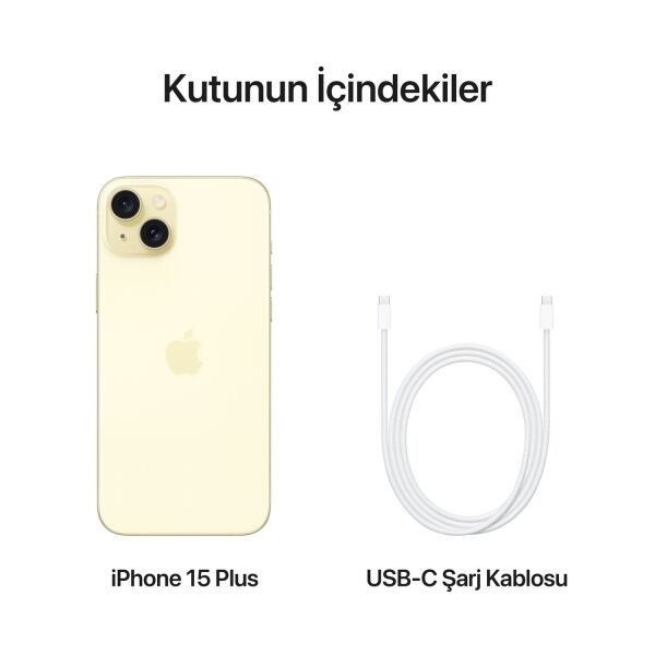 iPhone 15 Plus Sarı - 512GB