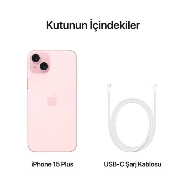 iPhone 15 Plus Pembe - 512GB