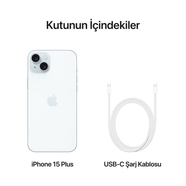 iPhone 15 Plus Mavi - 512GB