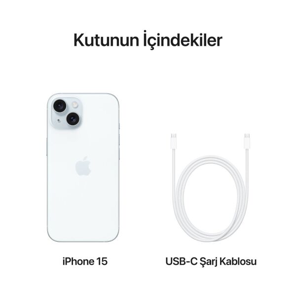 iPhone 15 Mavi - 512GB